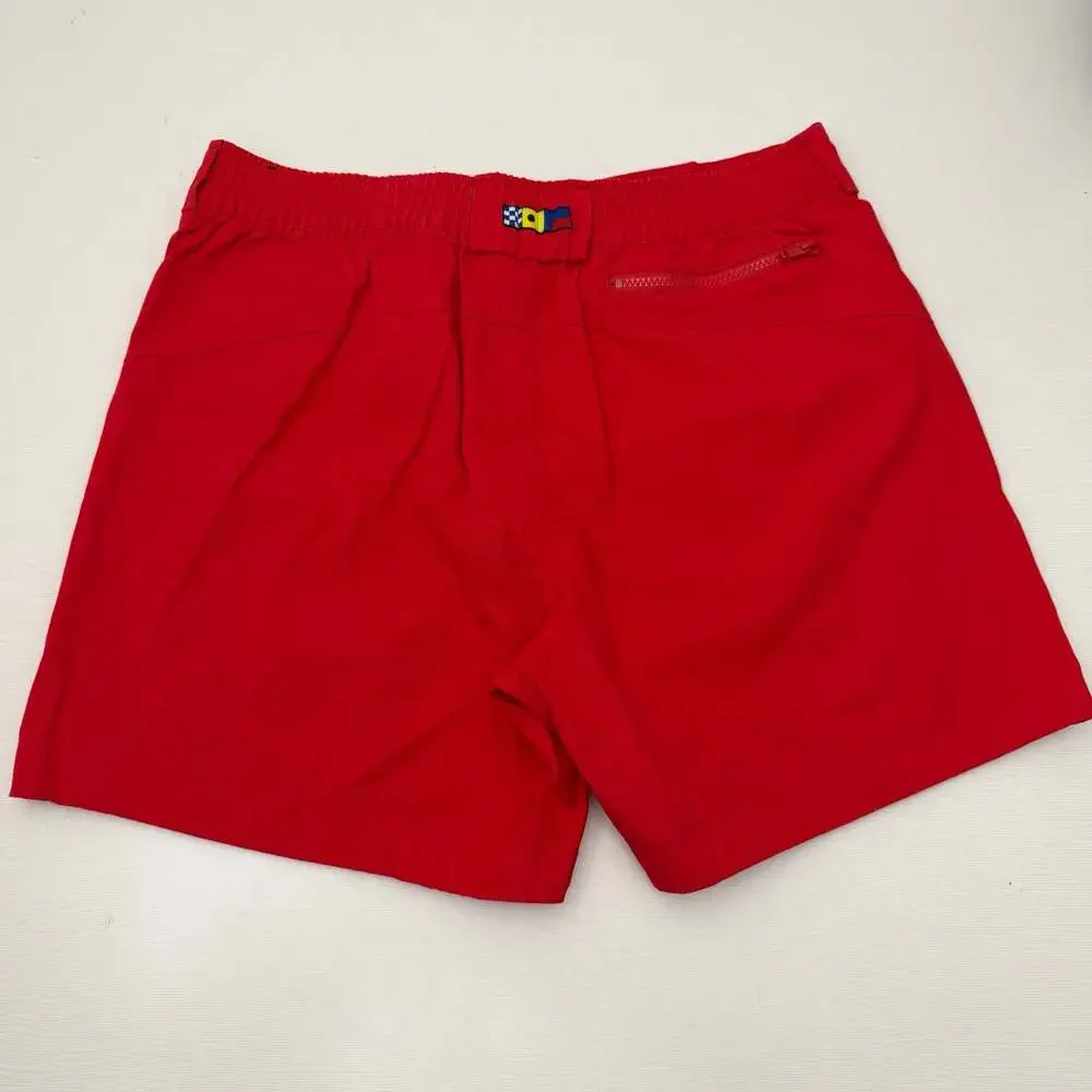 Nike Sportswear Reissue 1987 Archive Red Woven Shorts Size L
